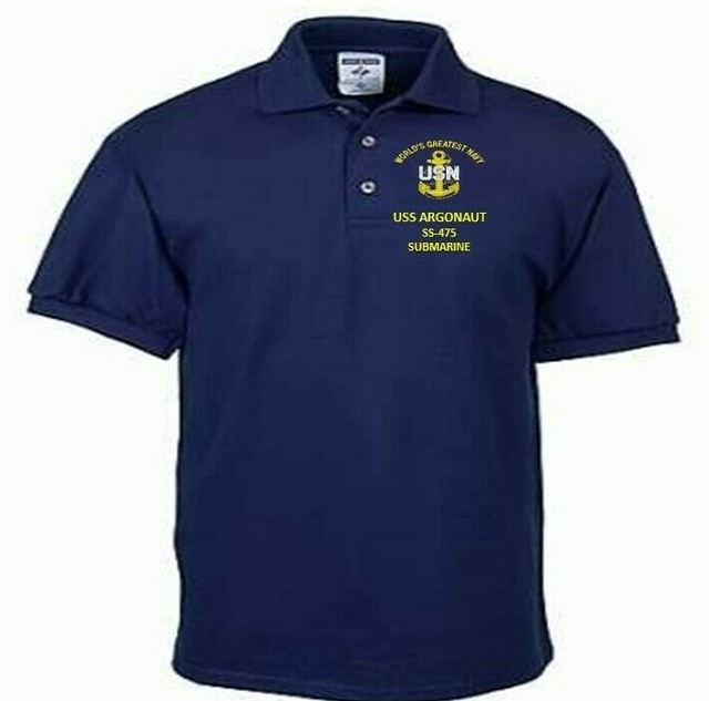 USS QUILLBACK SS424 SUBMARINE EMBROIDERED LIGHTWEIGHT POLO SHIRT eBay