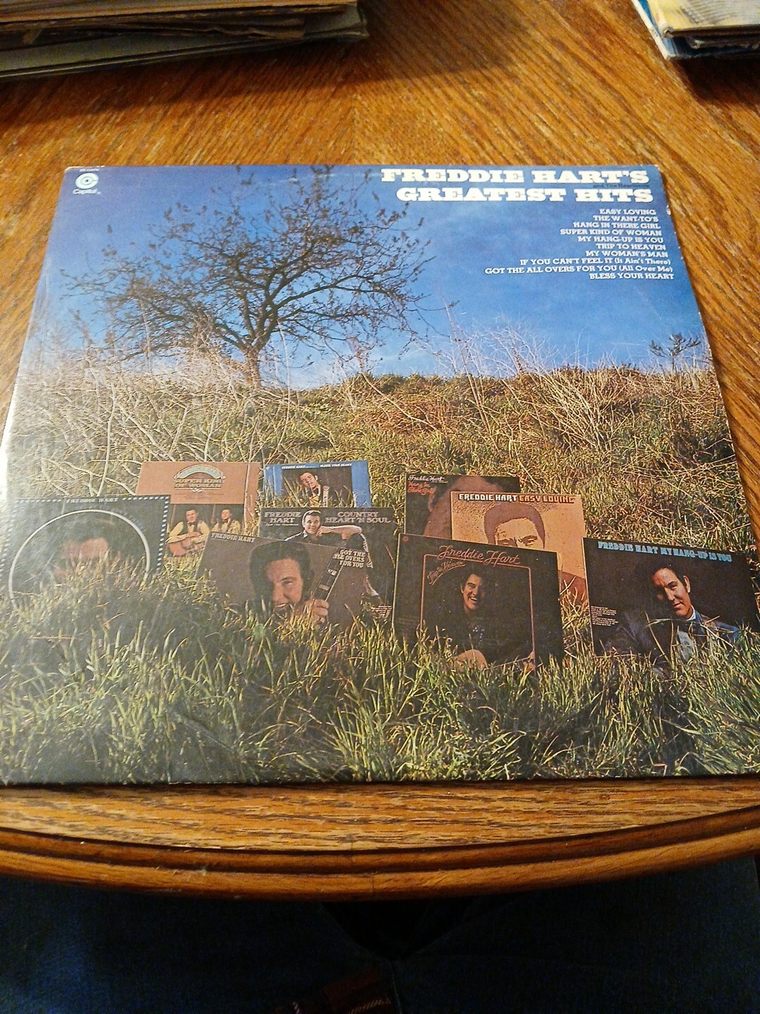 Freddie Hart Greatest Hits 1974 Capitol Vinyl LP ST-11374 VG Condition