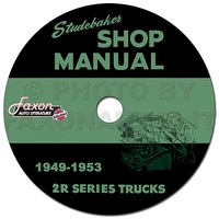 Studebaker 2R Truck Werkstatthandbuch CD 1949 1950 1951 1952 1953 Service Pickup