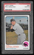 *1973 Topps Phil Gagliano #69 Boston Red Sox PSA 9 Mint!!*
