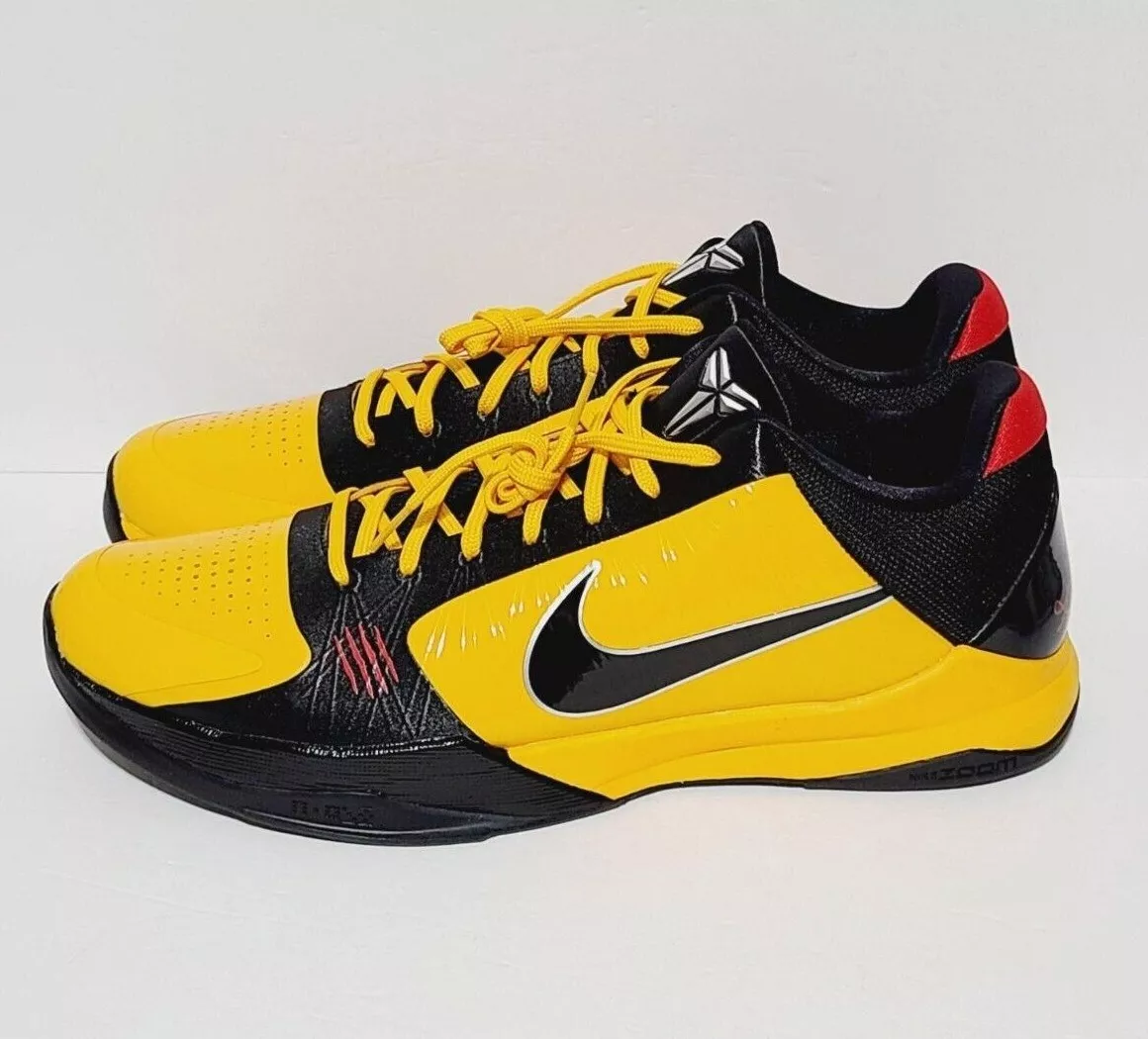 Kobe 5 black sales and yellow