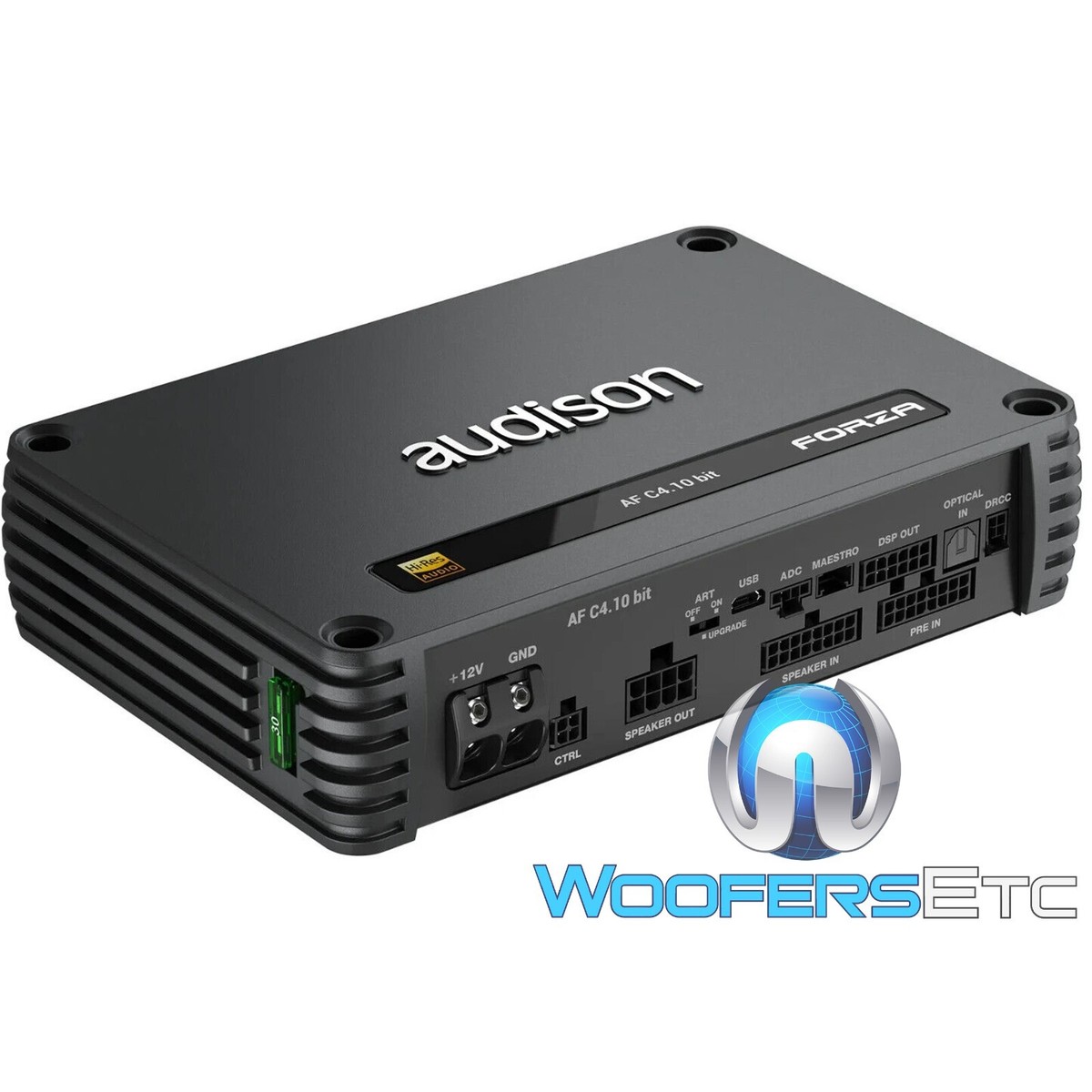 AUDISON AFC4.10BIT 10-CHANNEL DSP + 150W X 4 @ 2-OHM CAR AUDIO