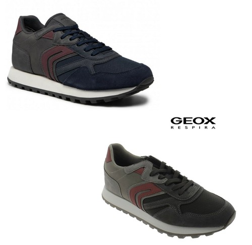 Scarpe uomo Geox Ponente -Sneakers uomo traspiranti con sottopiede  estraibile | eBay