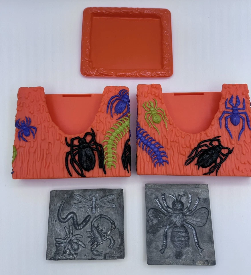 Creepy Crawlers Molds Orange Holders Plastic Cooling Tray Set Replacements 5 pcs - Image 2 of 4