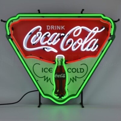 Licensed Coca-Cola Neon Sign / Coke Neon Signs / Vintage Soda Pop Decor ...