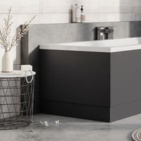 Signite Matt Finish Adjustable End Bath Panel 800mm - Grey