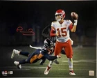 Patrick Mahomes Signed Autographed 16x20 Spotlight Photo Chiefs Becket Witnessed