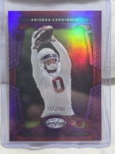 2025 Certified Will Johnson #159 Purple Mirror Rookie /299 RC Arizona Cardinals