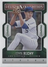 2014 Elite Extra Edition Prospects Status Emerald Die-Cut 17/25 John Richy 0o9