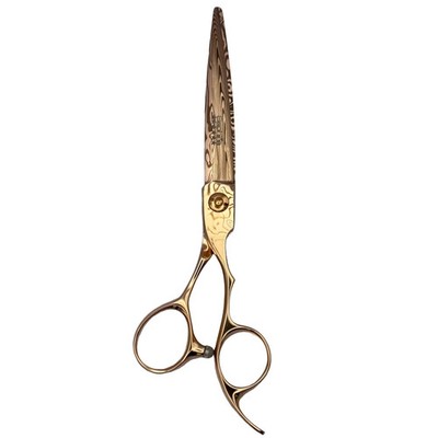 Matakki Saphira Roségold 6'' Schwedische Damast Professionelle Haarschneideschere