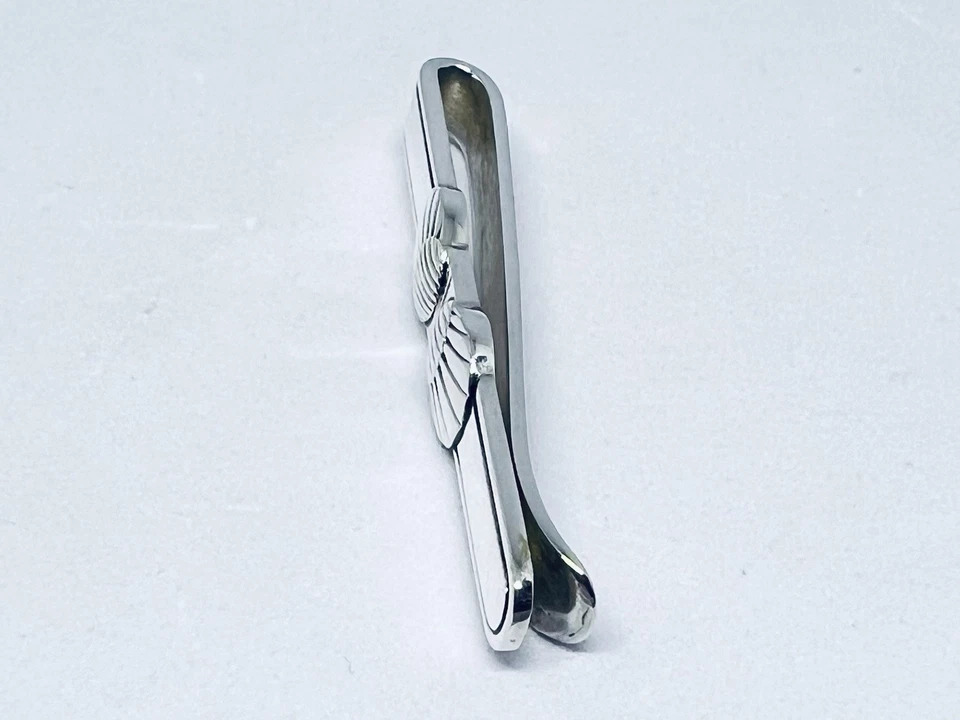 Georg Jensen Denmark Sterling Shell Tie Bar Clip #72 Santiago de Compostela - Image 4 of 4