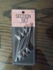 Conair Section Set Secure Hold Clips 6 Clips 55316Z