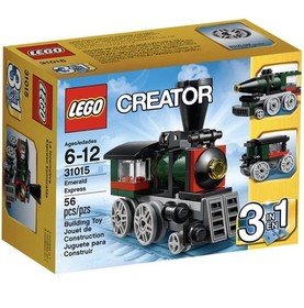 (3) LEGO Creator Emerald Express 31015 100% Complete Sets 3in1 Train Caboose