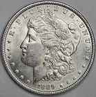 1889 P Morgan Silver Dollar AU-MS