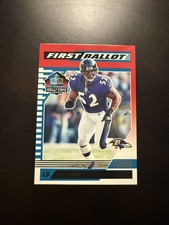 2025 Score Football Ray Lewis First Ballot HOF Insert #9 Baltimore Ravens