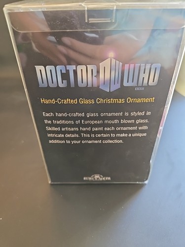 DALEK, Doctor Who Blown Glass Christmas Ornament, 2014, Kurt S Adler, NIB - Picture 4 of 6