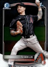 2025 Bowman Chrome Prospects BCP-27 Yu-Min Lin Arizona Diamondbacks Rookie Card