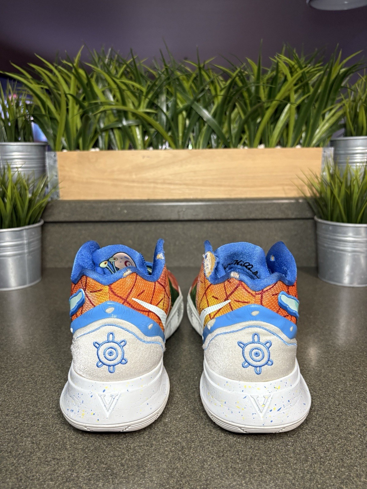Nike Kyrie 5 Spongebob Pineapple House CJ6950-800 Men’s Size 8.5 Last Sale $280 - Image 3
