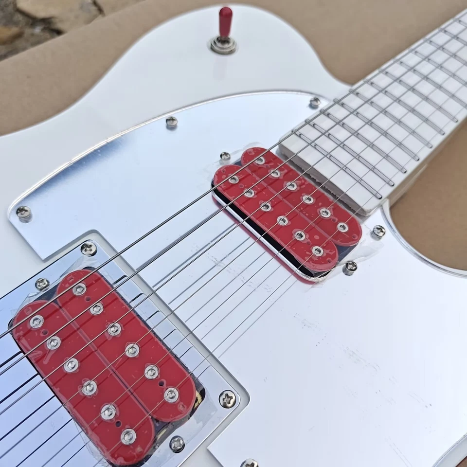 TL John 5 Ghost White Electric Guitar  Ship from US fast delivery - Image 4 of 4