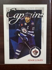 2025-26 Topps NHL Album Sticker #552 Adam Lowry - Winnipeg Jets