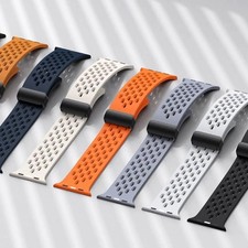 Silicone Apple Watch Band 40  49mm Strap for Series 11 10 9 8 7 6 5 SE Ultra 2