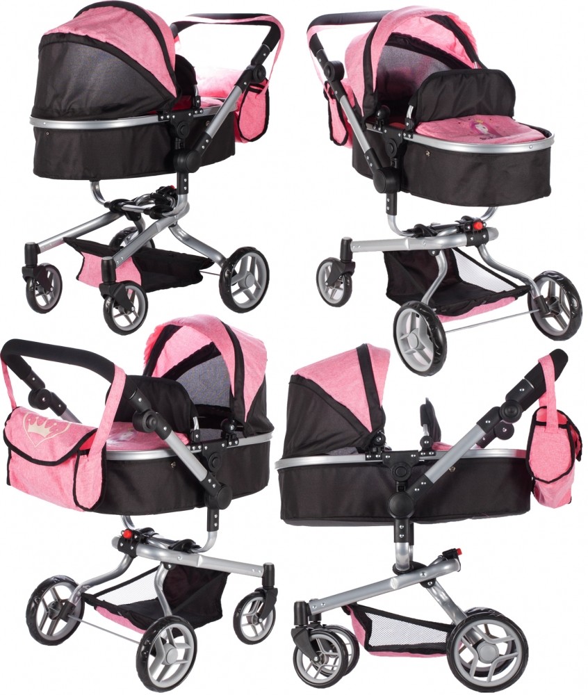 Passeggino per bambole MalPlay Little Princess | Passeggino bambole pieghevol... foto 5