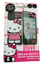 New Sealed Pack iPhone 4/4s Sakar Hello Kitty By Sanrio Screen Protector LCD