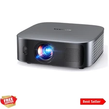 Short Throw/1200ANSI/Built in Apps] Projector 4K with WiFi and Bluetooth, TOF...