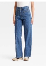 Women's High-Rise Tailored Wide Leg Jeans - Universal Thread Sz 14R