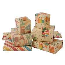 12 PCS Birthday Wrapping Paper 20.5x27.5 Inch Thick Paper for Flowers DIY