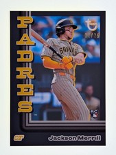2024 Topps Brooklyn Collection Jackson Merrill RC Black /75 #19