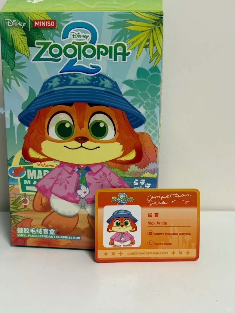 Nick Wilde-MINISO Disney Zootopia Residents Series Plush Confirmed