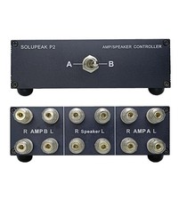 P2 2 1 -IN-1 2 -OUT Amp Amplifier Speaker Switcher Selector Switch Splitter 2...