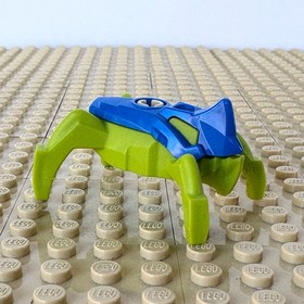 LEGO Hero Factory: Blue/ Lime Green Jumper, hf008, 44028, DRILL MACHINE, 2014