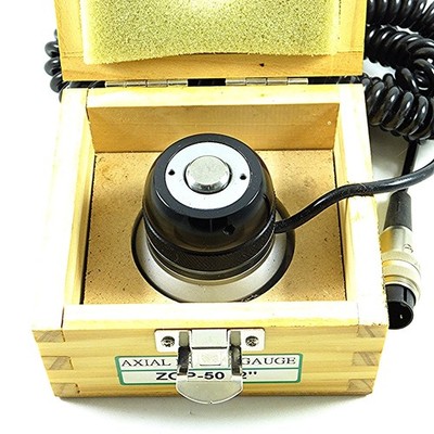 Z Axis Axial Optical Preset Gauge Gage ZOP-50 2'' w/ Attached Cable in Wood Case