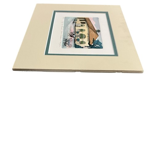 VTG Cafe Du Monde Mixed Media Artwork Signed #44/100 New Orleans Unknown Artist - Picture 5 of 6