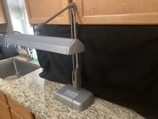 MCM Dazor P-2324 Floating Industrial Table Desk Drafting Task Articulating Lamp