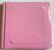 CREATIVE MEMORIES BUBBLEGUM PINK 7 x 7 ALBUM SCRAPBOOK Includes PAGES NIP