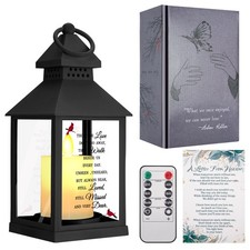 Sympathy Gifts for Loss of Loved One, Bereavement Memorial Lanterns with Card -