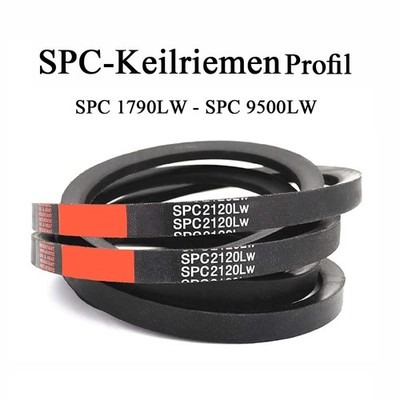 Keilriemen Profil SPC 22mmx18mm  Schmalkeilriemen Antriebsriemen Länge 487-2540m