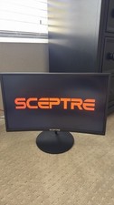 Sceptre 27 in Curved Screen Monitor Black 16:9 Aspect Ratio Display