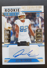2024 Panini Contenders Justin Eboigbe Rookie Ticket Auto #246 Chargers