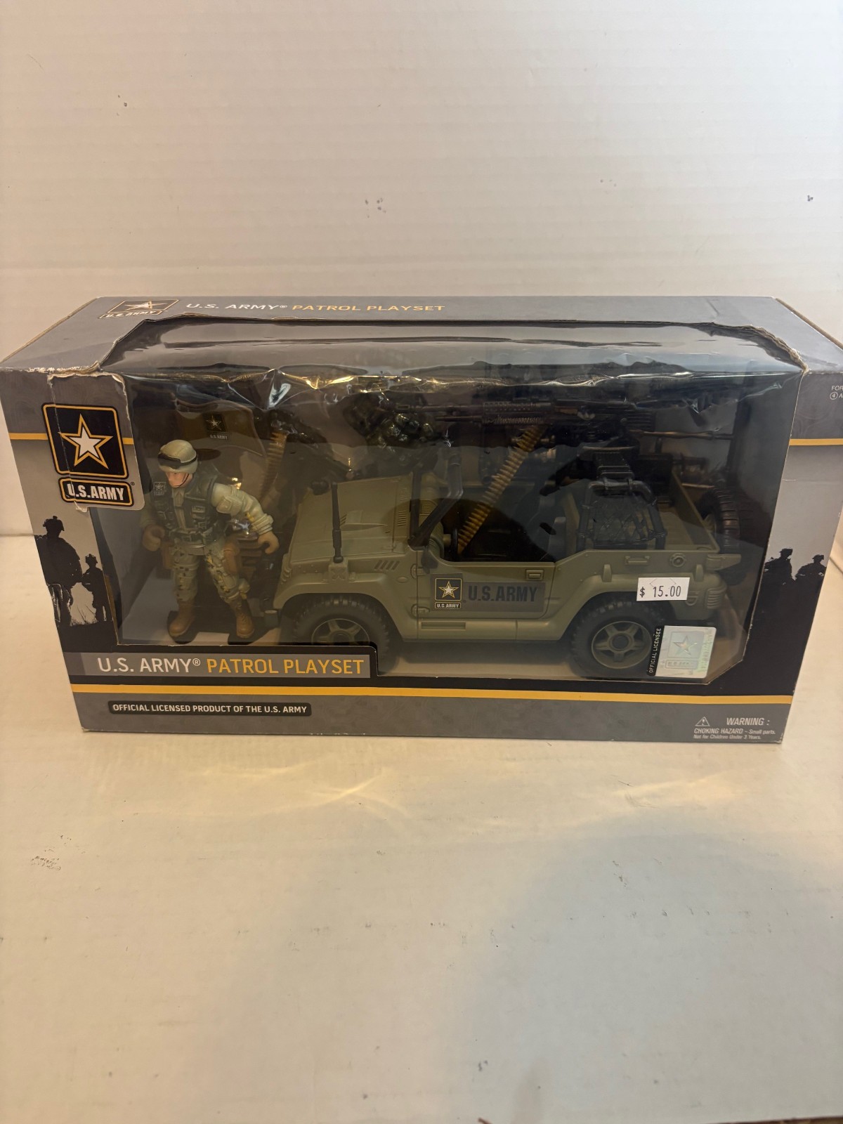 U.S. Army Patrol Playset Jeep & Action Figure