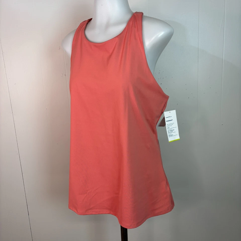 Camiseta sin mangas Old Navy Active XL rosa Powersoft Go-Dry sujetador incorporado gimnasio entrenamiento Foto 4 de 4