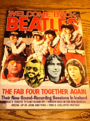 BEATLES Welcome Back Beatles Magazine August 1977 - Imagen 1 de 1
