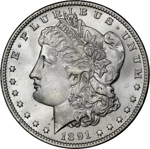 1891-O $1 Morgan Dollar NGC MS65 Star 🌟 Fantastic Bright White Flashy Gem Wow!