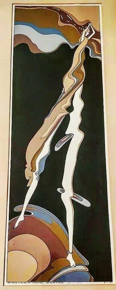 Art Deco 1977 Serigraph John Luke Eastman Signed (137/300) Art