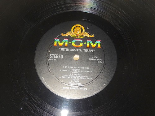 SISTER ROSETTA THARPE ORIG 1960 US MGM SE-3821 VINYL ARETHA FRANKLIN ETTA JAMES - Picture 7 of 15