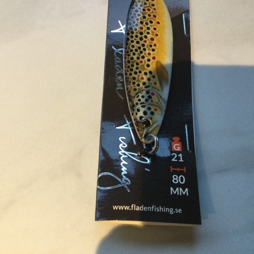 Fladen - Realistic Flutter Spoon - 80mm Japanese Hook - Great Swimming Action. - Picture 3 of 5
