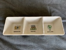 Rae Dunn Melamine Organizer Tray Artisan Collection Memories Travel Explore Gift
